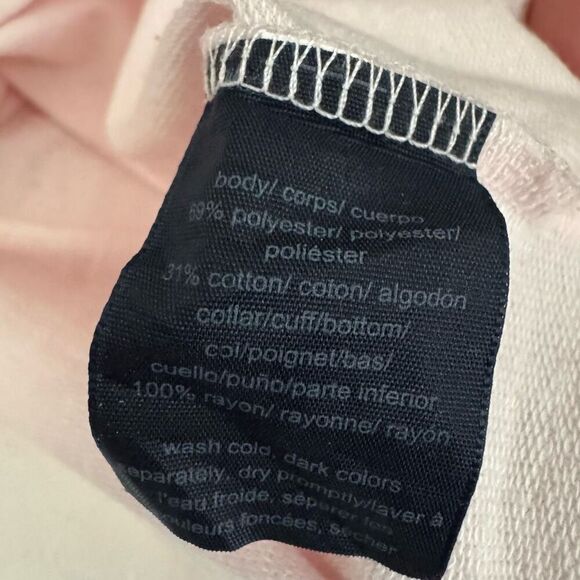 Tommy Hilfiger Women’s Pink Crewneck Size XL Cotton Polyester Rayon Preppy Style - Picture 14 of 15